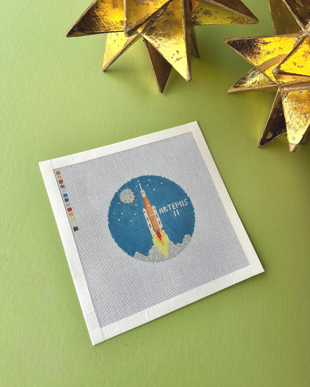 Artemis II Nasa Rocket Launch Needlepoint Canvas: Not on White Canvas - SEE DESCRIPTION - Etsy | Etsy (Global)