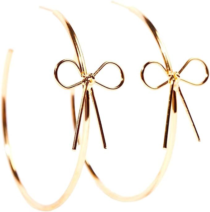 Kathleen Maeve Bow Hoop Earring | Amazon (US)