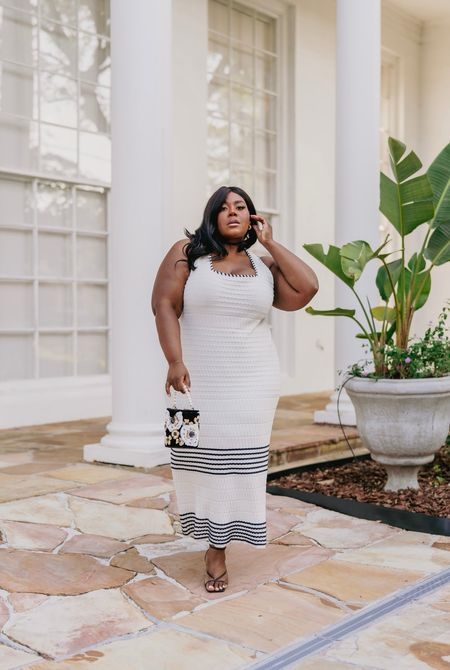 Day 4 of 5 Days of Dresses | Going a little sexy with this knit woven body on dress. Runs large. Wearing a 2X & shapewear.

Use code THAMARRXSPANX to save at checkout and free shipping 

Plus Size Dresses, White Dresses, Graduation Dress, Vacation Outfit

#LTKfindsunder50 #LTKplussize #LTKfindsunder100
