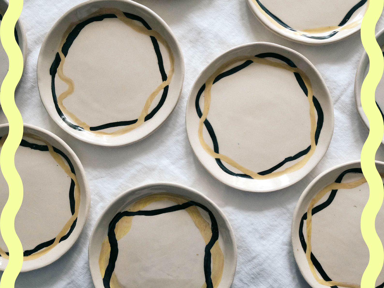 Handmade Ceramic Side Plates / Table Centerpiece / Wedding Gifts / Warm Neutral Tones / Handmade ... | Etsy (CAD)