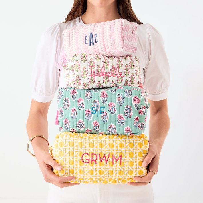 Block Print Travel Pouch | Mark and Graham