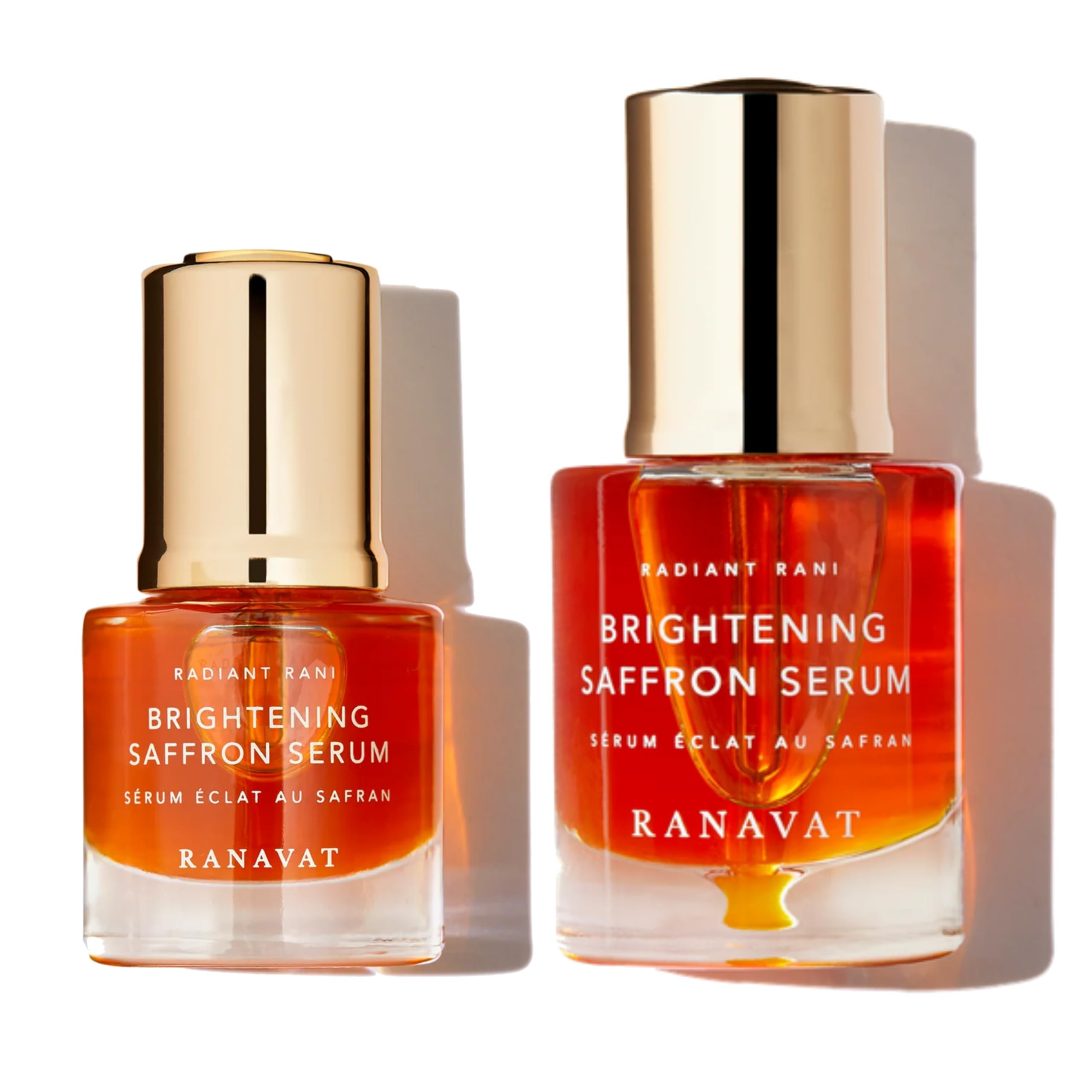 RANAVAT Radiant Rani - Saffron Serum Duo - Full Size & Mini Serum - Vitamin C Alternative (2 Piec... | Amazon (US)