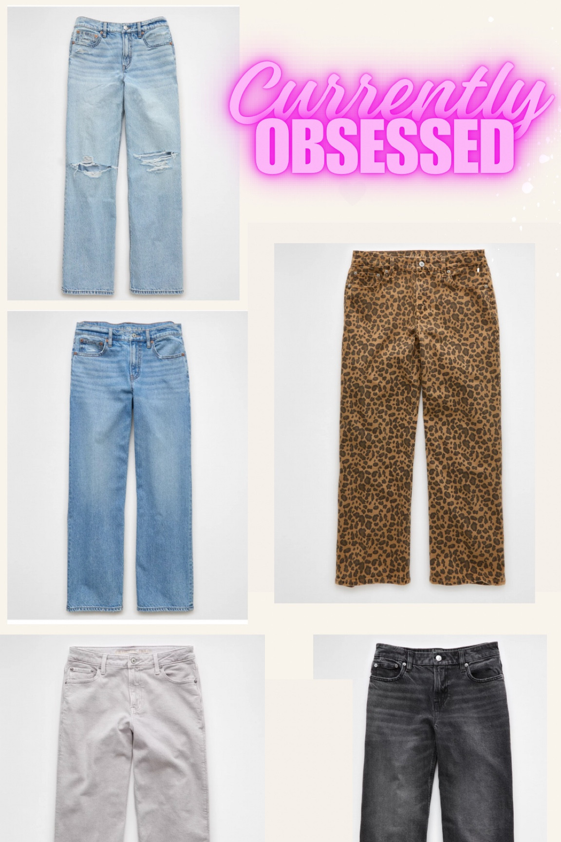 I’m PICKY about denim because I have a 🍑 and my waist is smaller so I HATE “the gap”. #iykyk I love every color! AE hit the nail on the head with this style! 

P.S. I do trim a small amount off the bottom to make them a little more cropped but that’s just a personal preference! ☺️

For reference I am 5’5”, 135 lbs, a 25 waist and I wear the size 0. 

#LTKFindsUnder50 #LTKStyleTip