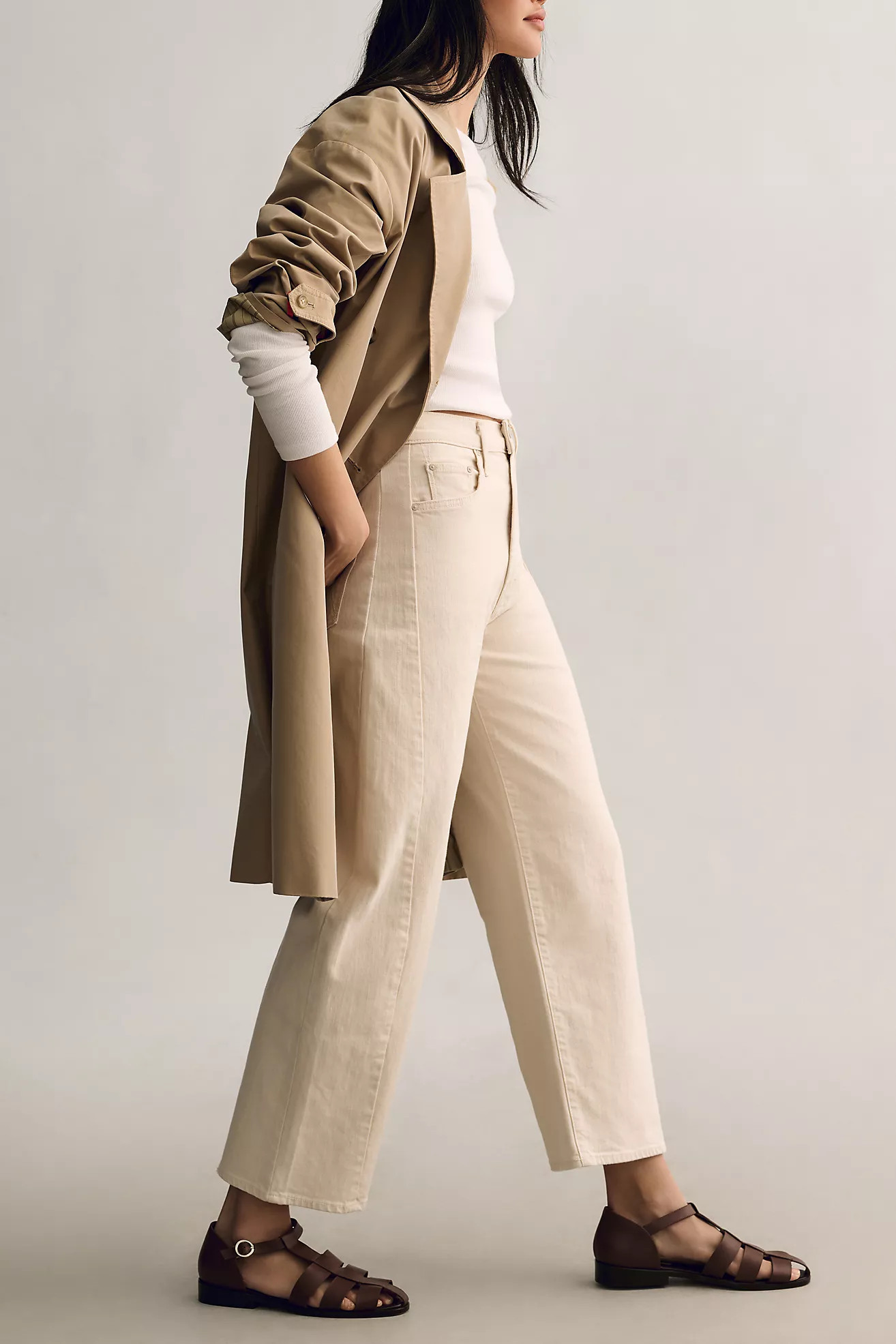 MOTHER The Half Pipe Barrel Jeans | Anthropologie (US)