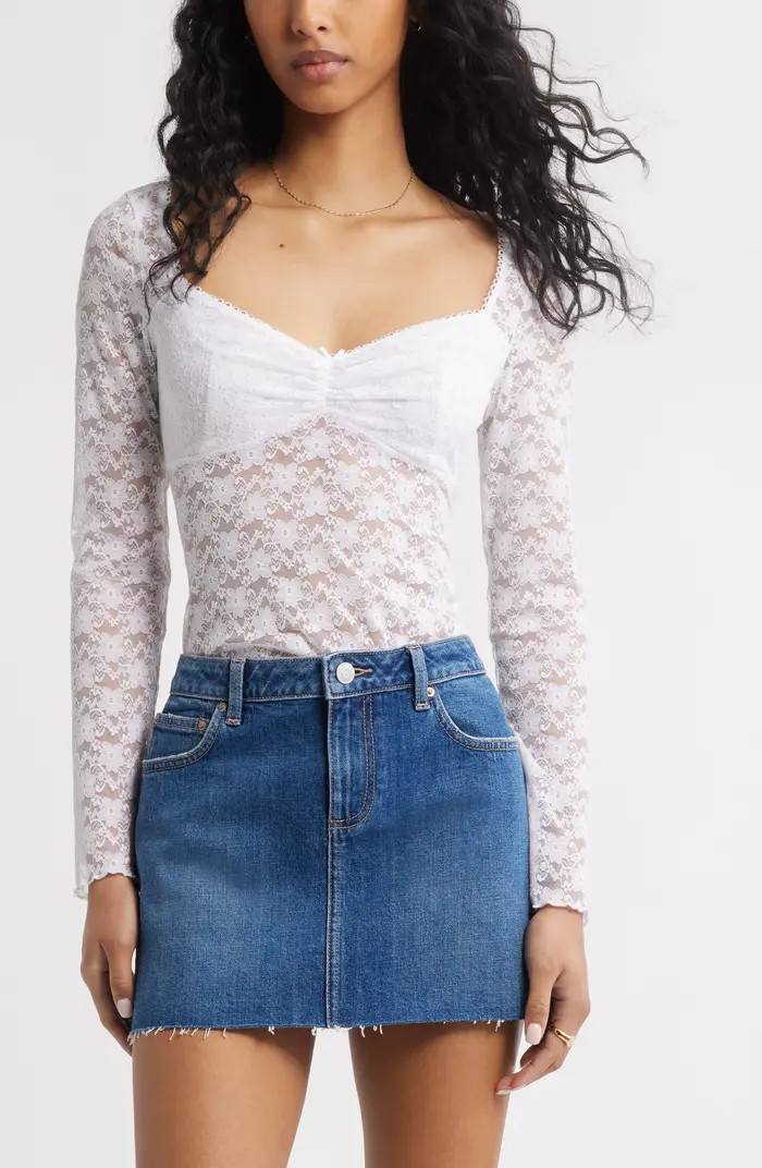 BP. Mid Rise Denim Miniskirt | Nordstrom | Nordstrom