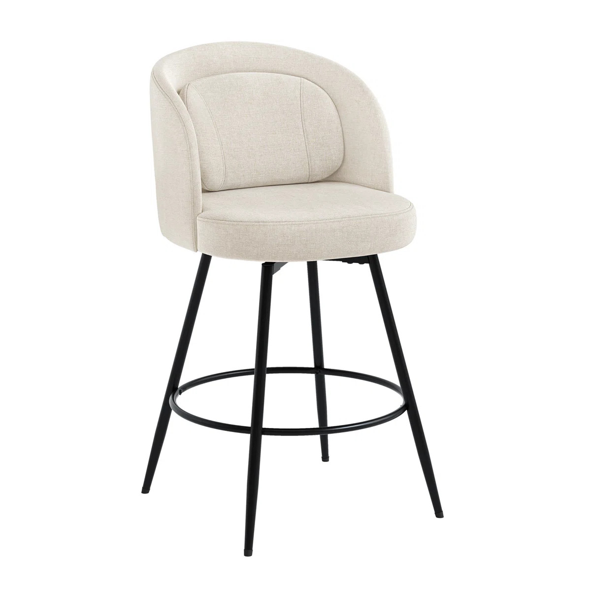Audrey 26''H Swivel Counter Stools With Metal Frame | Wayfair North America