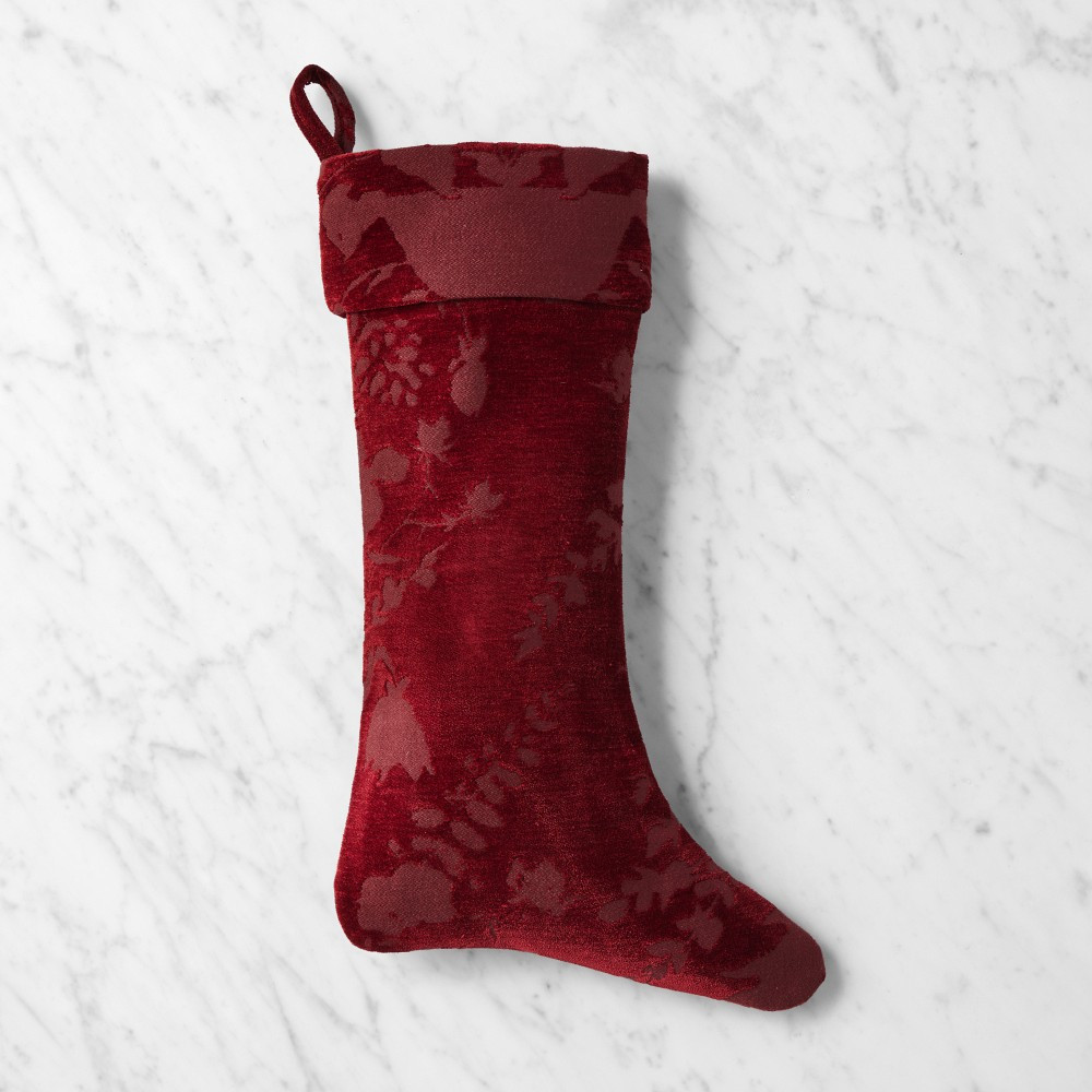 Josh Young x Williams Sonoma Home Chenille Stocking | Williams-Sonoma