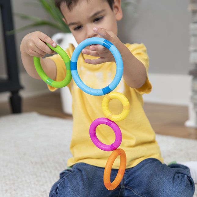 Tinker Rings - Best Baby Toys & Gifts for Ages 2 to 3 - Fat Brain Toys | Fat Brain Toys