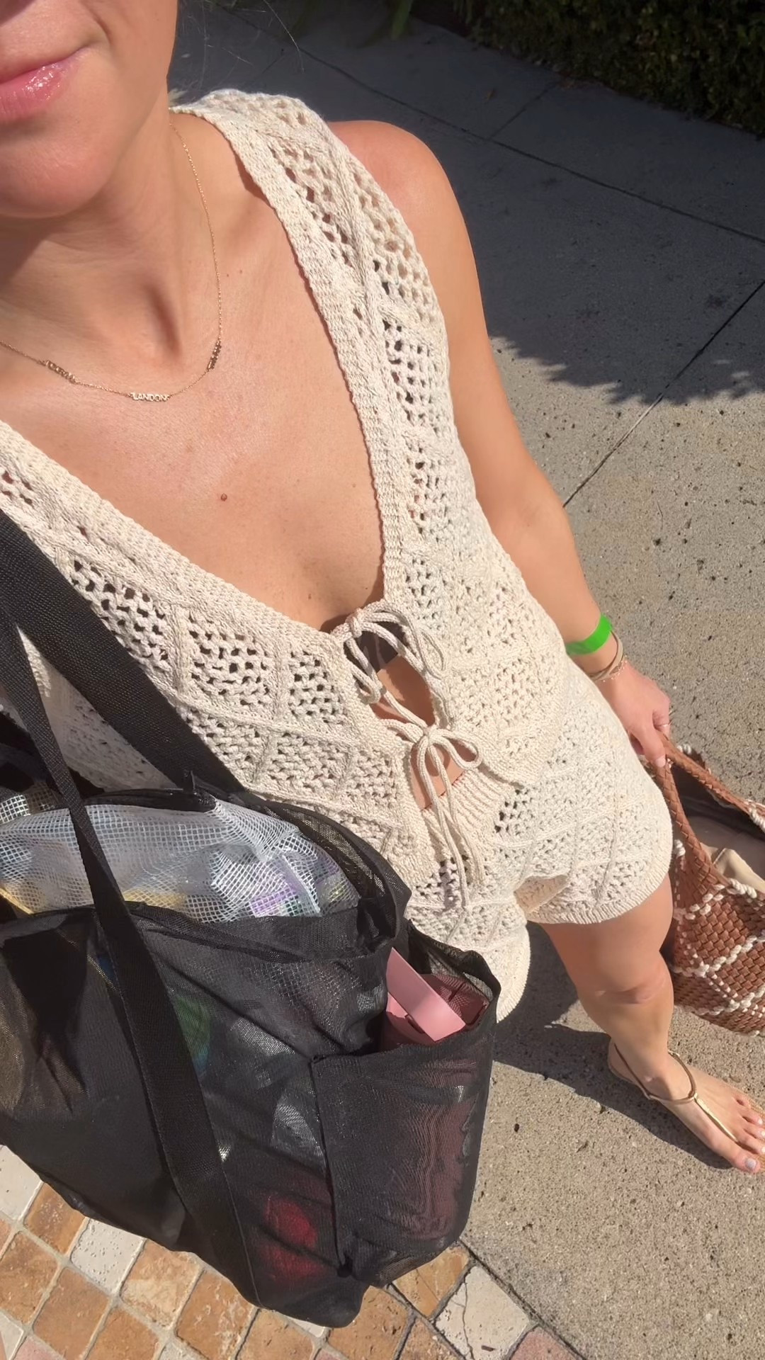 St. Kitts & Nevis vacation ⛱️☀️
-small coverup set (bought mine in store, but linking colorways available online)
-small swimsuits 
-sandals tts 
-exact print in my bag is old, linked similar 

Beach vacation, resort wear 

#LTKTravel #LTKmomlife