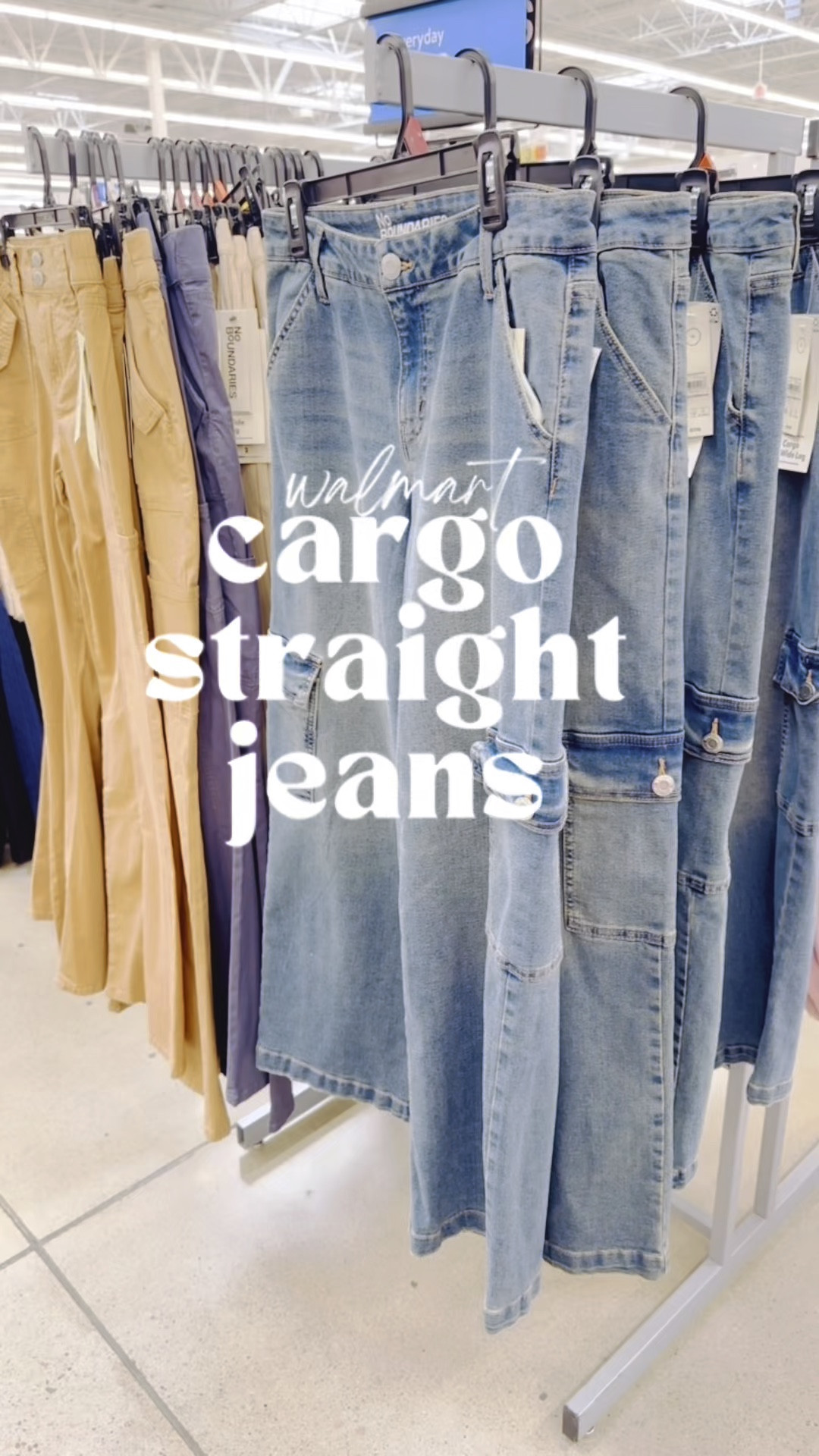 New cargo straight jeans at Walmart! Highly rated, relaxed fit and come in two washes. Runs true to size.  

#LTKFindsUnder50 #LTKSaleAlert #LTKStyleTip