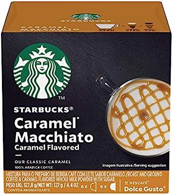 Starbucks Coffee by Nescafe Dolce Gusto, Starbucks Caramel Macchiato, Coffee Pods, 12 capsules, P... | Amazon (US)