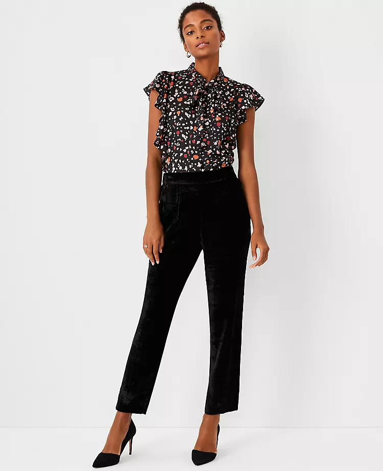 The Velvet Easy Ankle Pant | Ann Taylor (US)