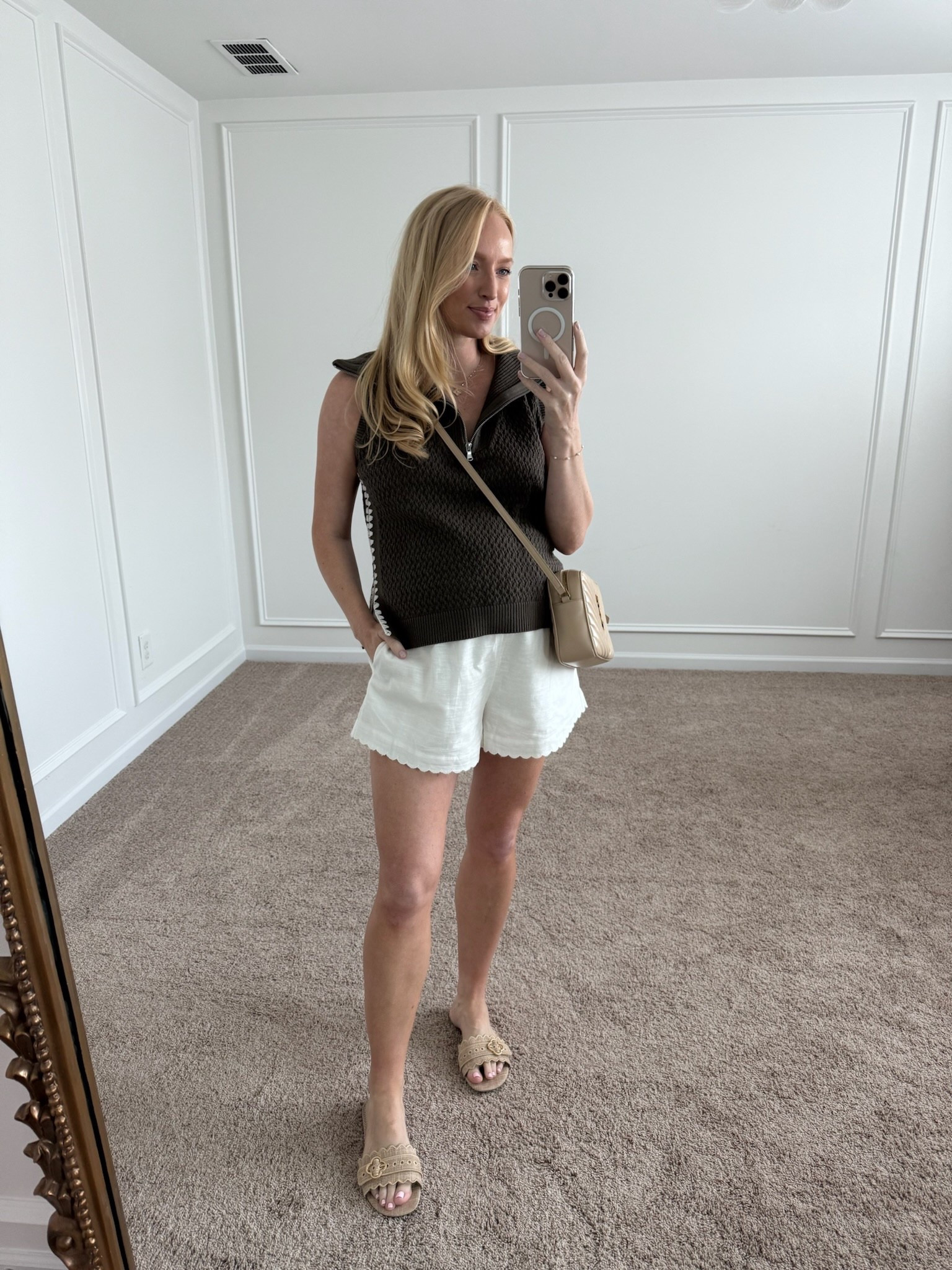 End of summer outfit idea. This sleeves sweater will take you into fall with this gorgeous olive shade! Wearing a small


#LTKSeasonal #LTKSaleAlert #LTKBump