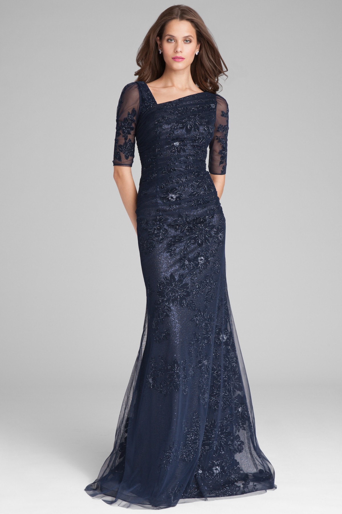 navy blue gown for principal sponsor