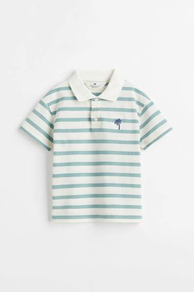 Cotton Piqué Polo Shirt | H&M (US + CA)