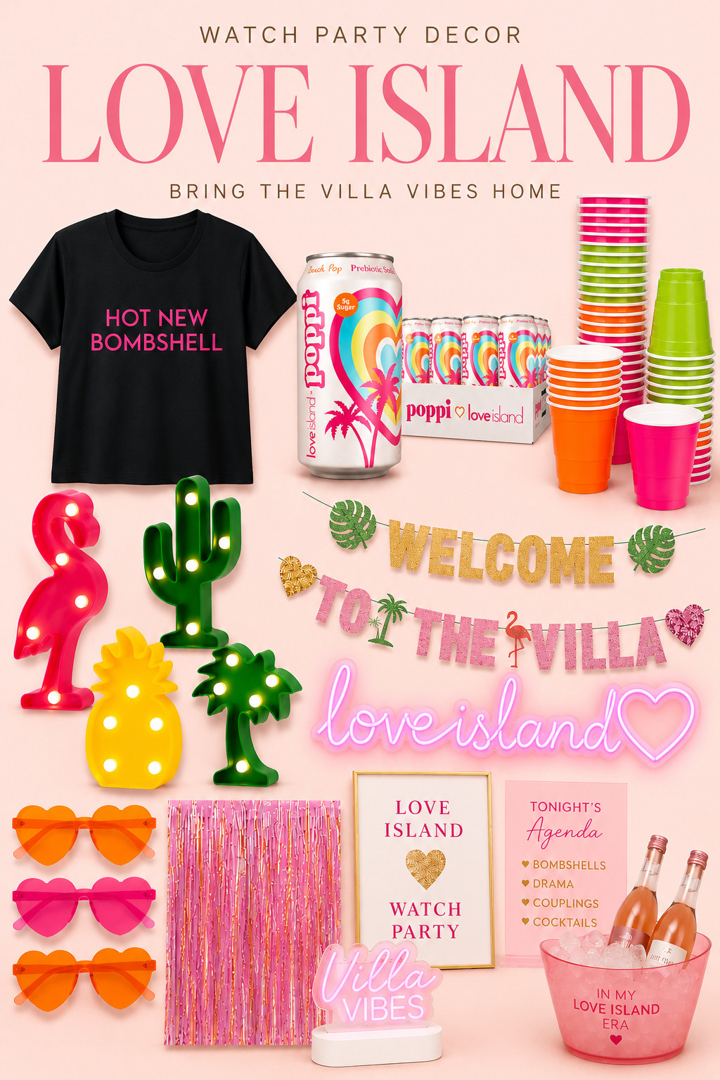✨ The Love Island finale deserves a watch party that's just as iconic as the villa. 🌴💕 From the cutest décor and party cups to the Hot New Bombshell tee and Poppi collab, these Amazon finds will have your setup ready for finale night.

Who do you think is taking home the win? 🩷👇 Shop all of my Love Island Finale Watch Party finds in my LTK through the link in my bio! 

 #LTKstorytime #LTKHome #LTKSaleAlert