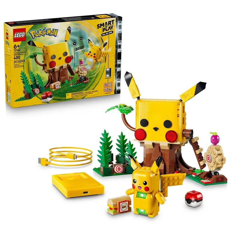 LEGO Pok\u00e9mon SMART Play: Training House with Pikachu - All-in-One Set with a SMART Brick, Po... | Walmart (US)