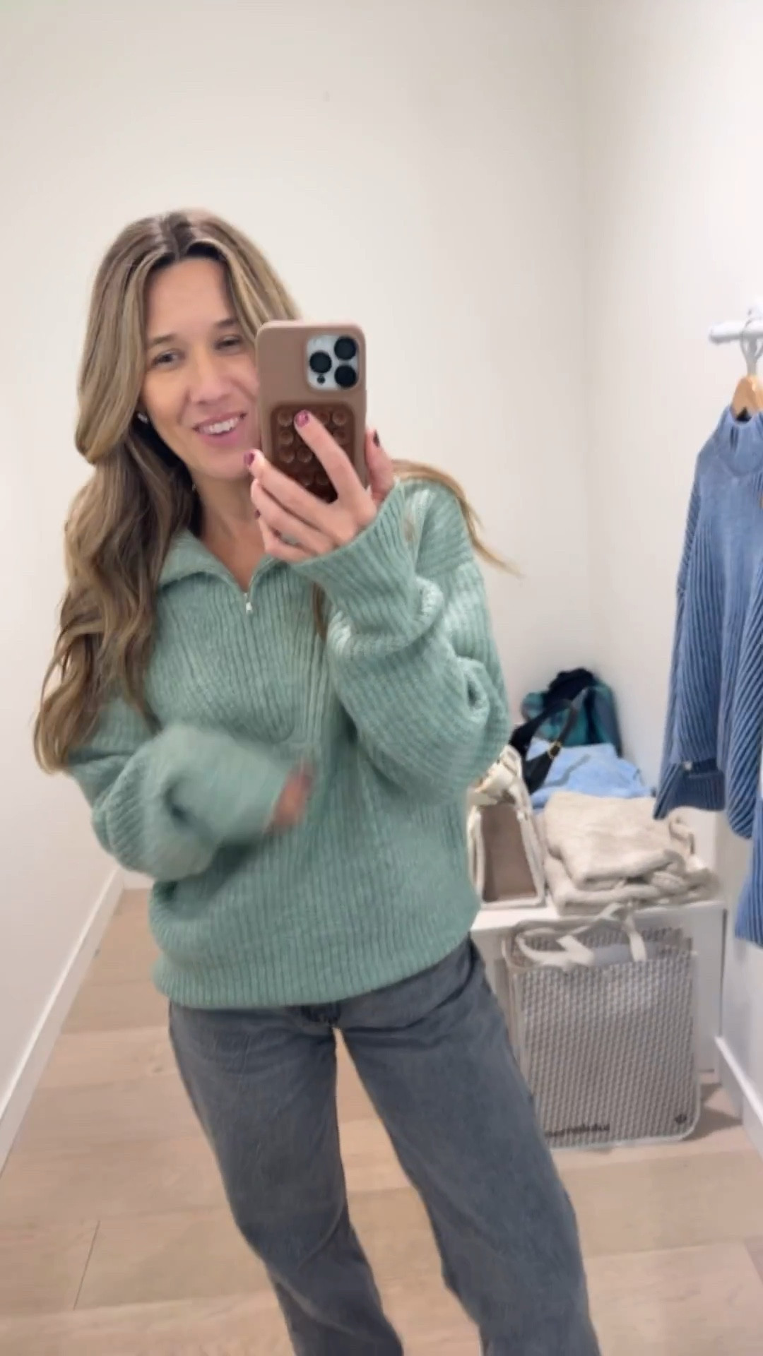 Super soft quarter zip size small
Oversized fit and perfect color to transition to spring 

#LTKSeasonal