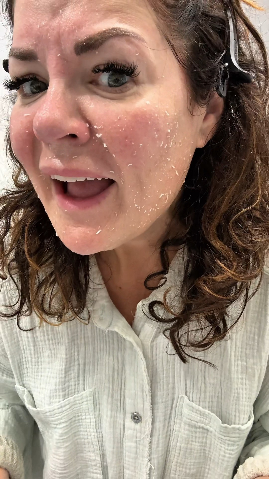 Ok… I understand why these are all over my FYP now 😳
And before anyone says it — yes, part of the ‘gunk’ is the rice/cellulose from the pad itself. But my skin honestly felt SO smooth afterward. I tried them gently on my 50+ skin and was surprised by how satisfying this was to watch 😂☀️
#skintok 
#matureskin 
#over50beauty 
#viralskincare #personalinternetstylist

#LTKBeauty #LTKOver40