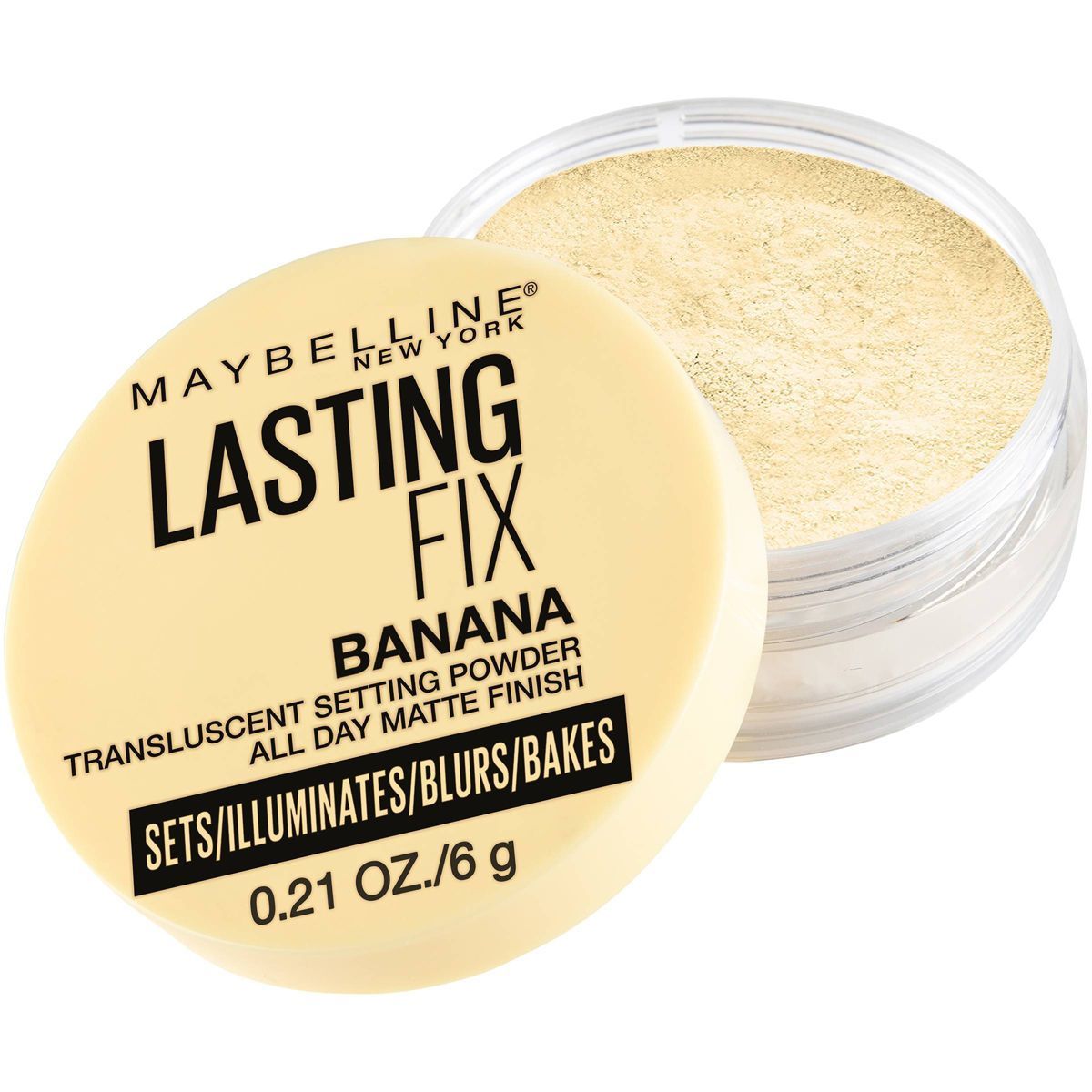 Maybelline Lasting Fix Translucent Loose Setting Powder - Banana - 0.21oz | Target