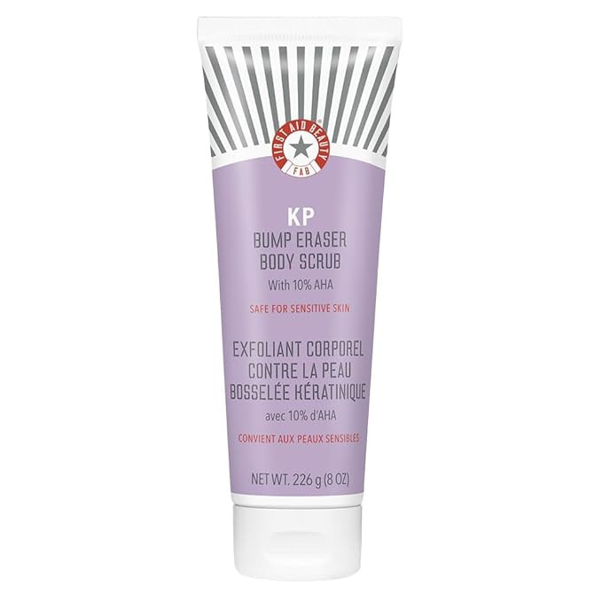 First Aid Beauty KP Bump Eraser Body Scrub with 10% AHA, Keratosis Pilaris Skin Exfoliator with G... | Amazon (US)