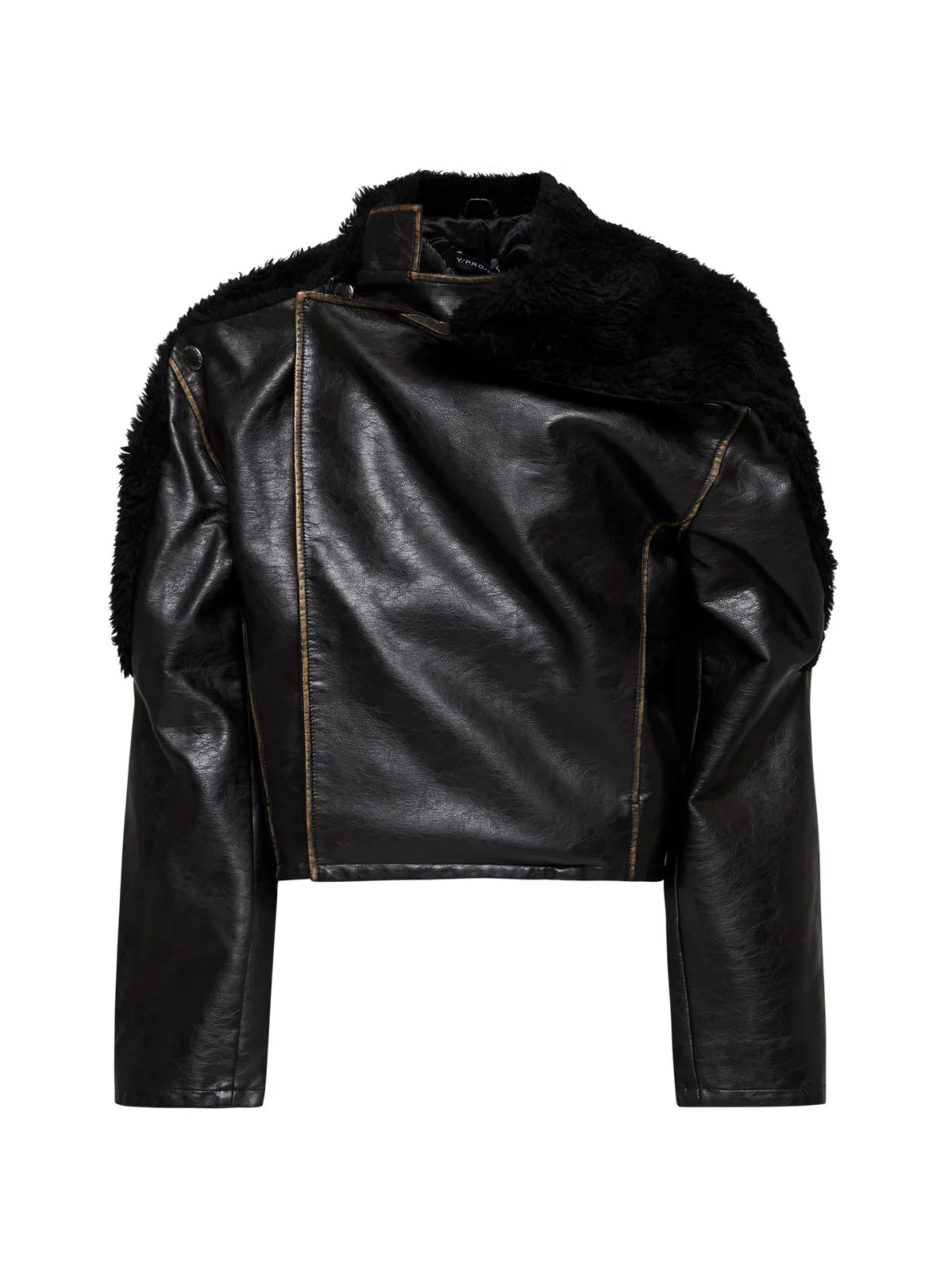 Y/Project Shearling Cropped Jacket | Cettire Global