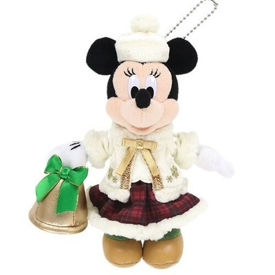 Pre Tokyo Disney Resort Limited Christmas 2022 Minnie Plush badge Keychain Bell  | eBay | eBay US