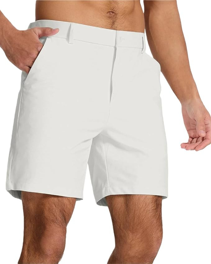 SNOWTEN Men's Classic Fit 7/9/11 Inch Golf Shorts Lightweight Long Stretch Hiking Short with 4 Po... | Amazon (US)