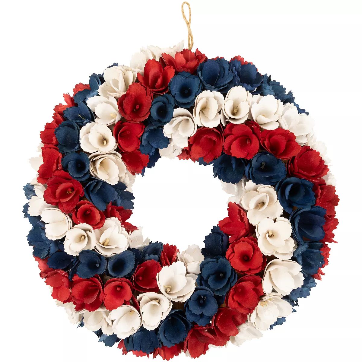 Northlight Americana Artificial Floral Wooden Wreath | Kohl's