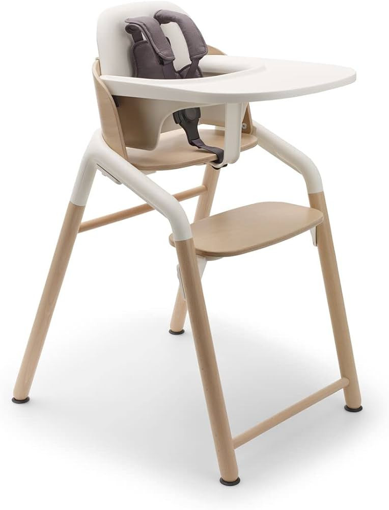 Bugaboo Giraffe Wooden Baby High Chair, Adjustable in 1 Second, Easy to Clean, Safe and Ergonomic... | Amazon (US)