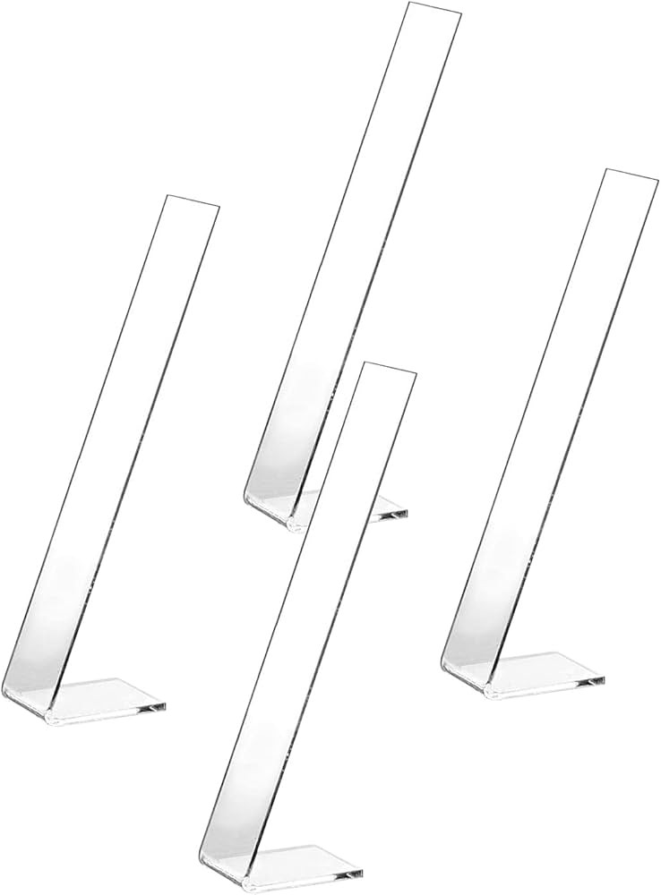Acrylic Hair Clip Display Stand, 4 Pieces Hair Clip Display Stand L-Shaped Hairpin Display Holder... | Amazon (US)