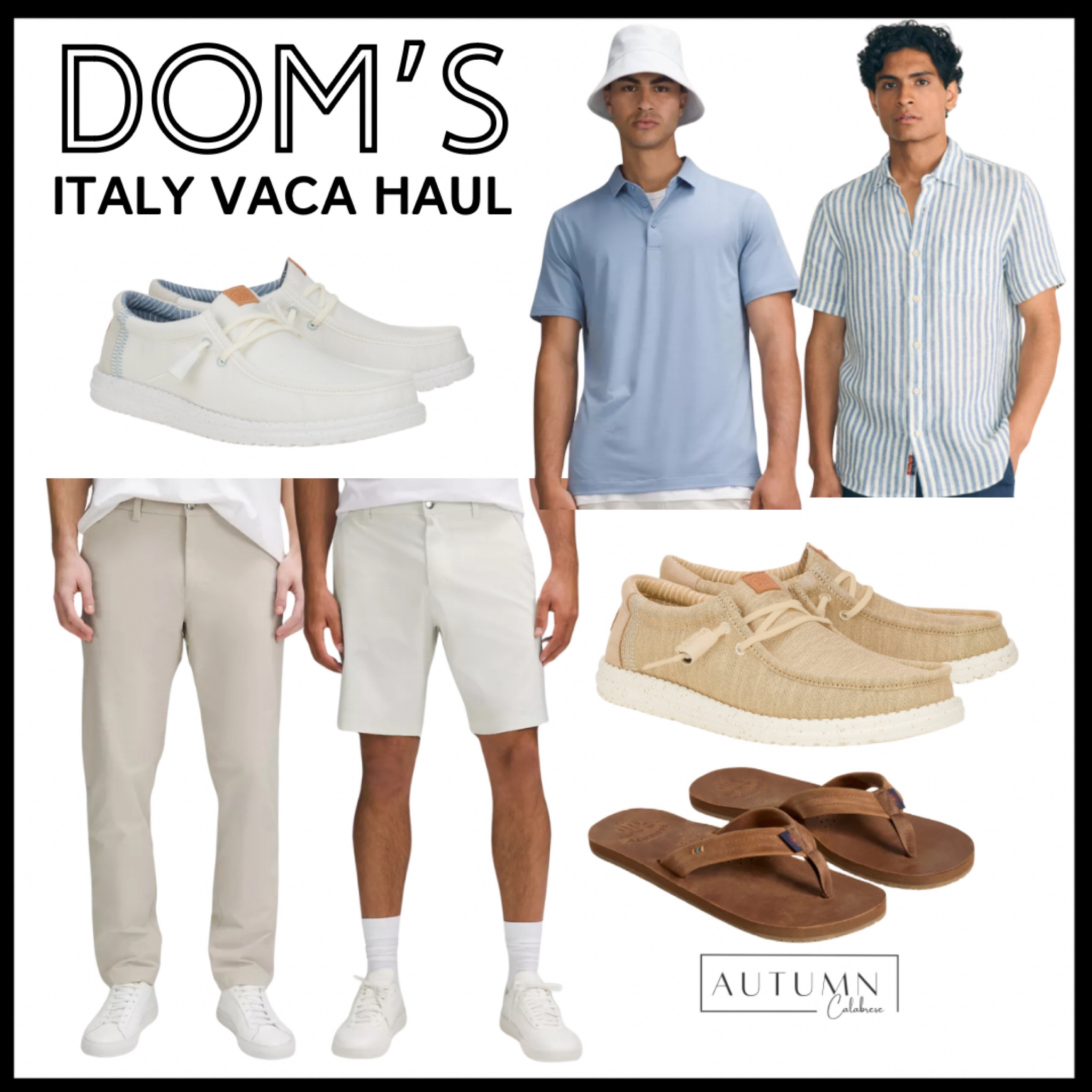 Packing for Italy with Dom. Shop his newest outfits for the trip  

#LTKTravel #LTKBacktoSchool #LTKMens