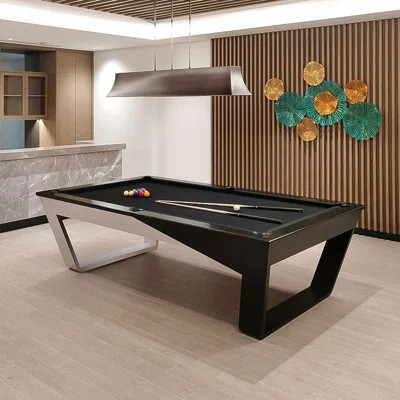 Minimalist Solid Wood 8'Pool Table | Wayfair North America