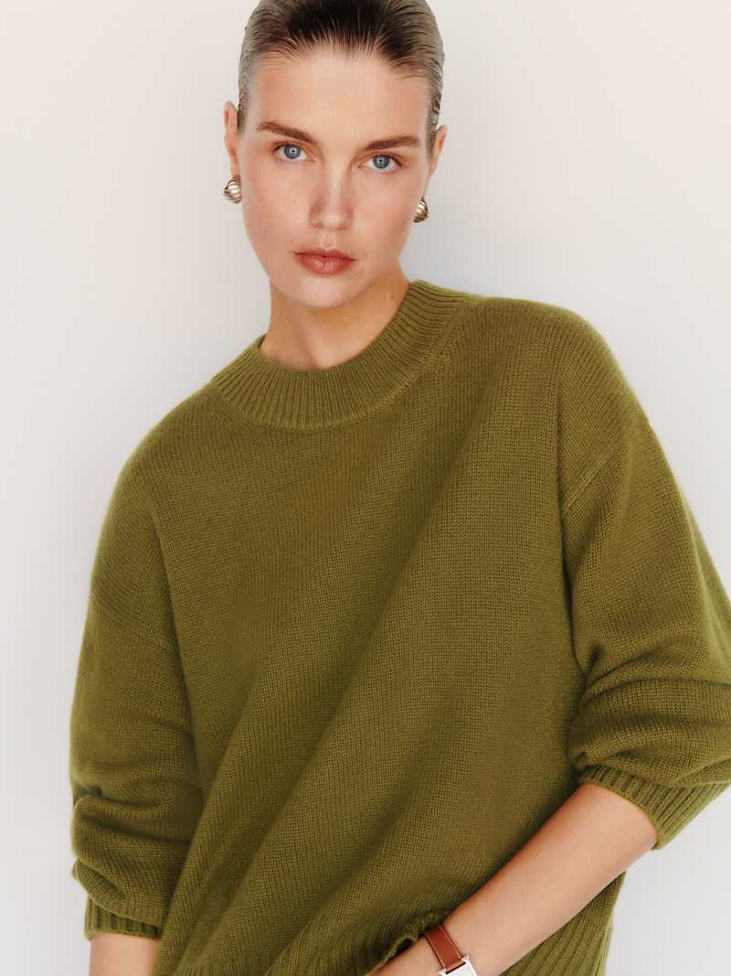 Cove Cashmere Oversized Crew | Reformation (Global)