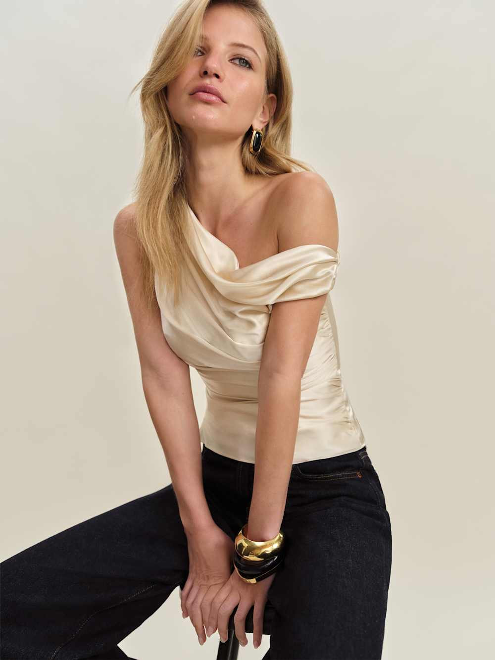 Hera Silk Top | Reformation (Global)