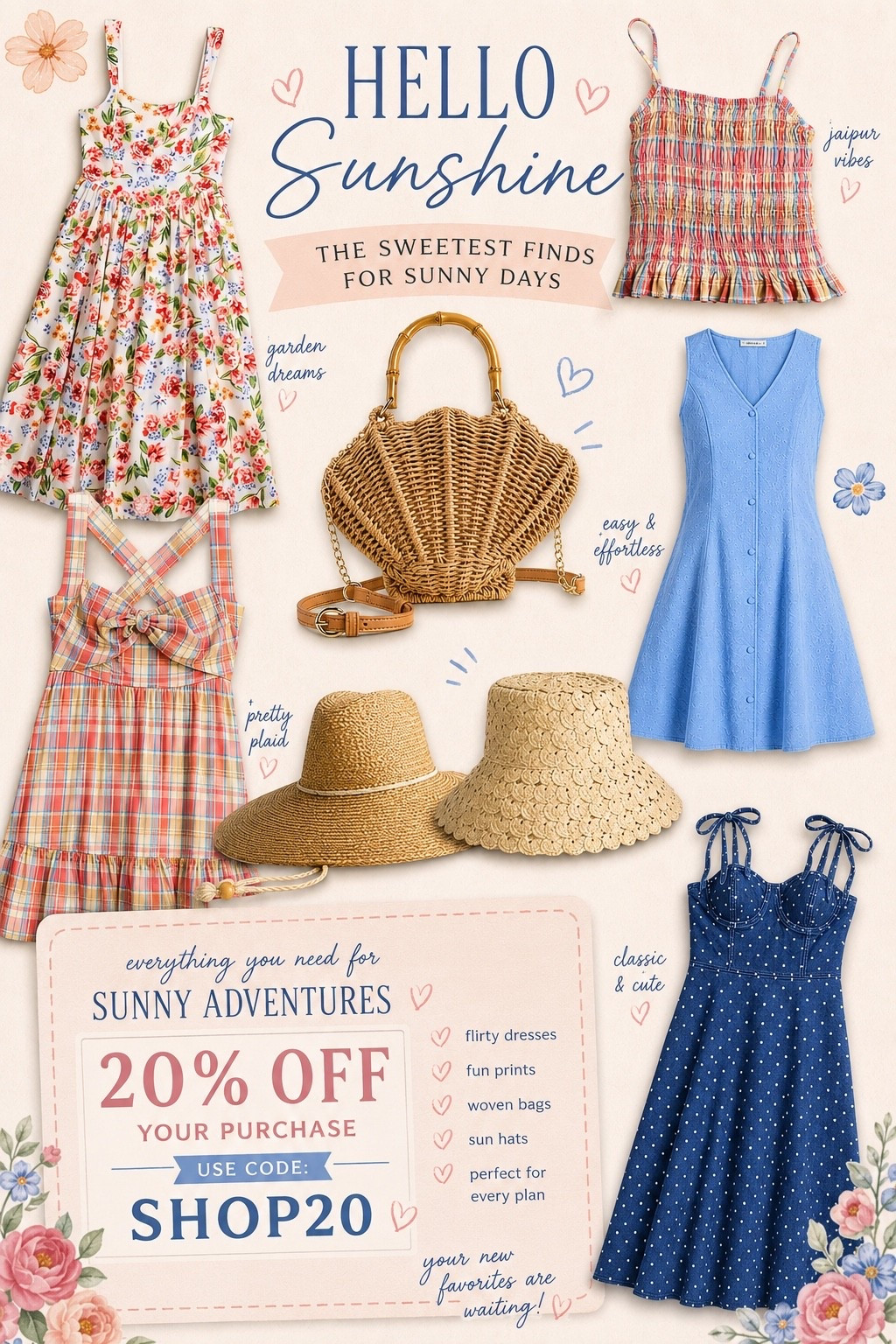 NEW Summer finds on sale code SHOP20
20% off

#LTKmomlife #LTKdayinmylife #LTKSaleAlert