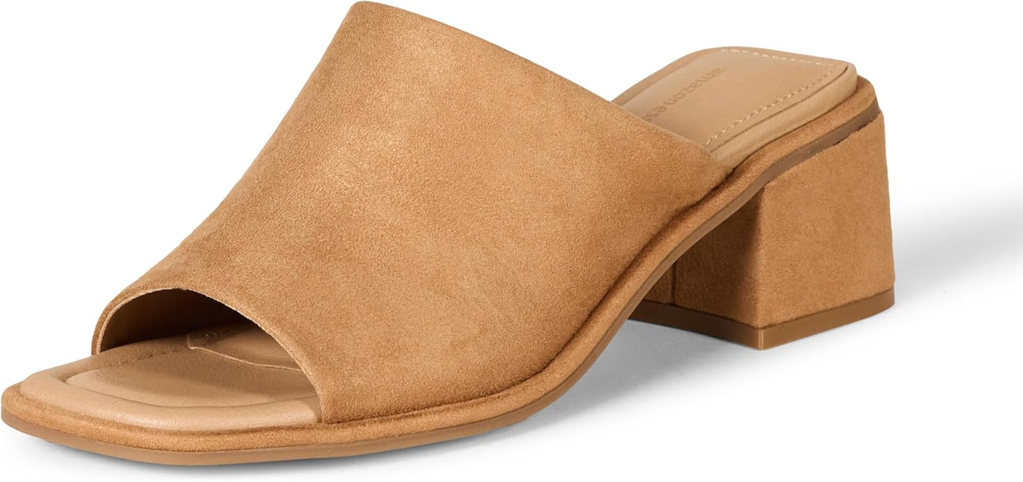 Amazon Essentials Women's Block Heel Mule | Amazon (US)