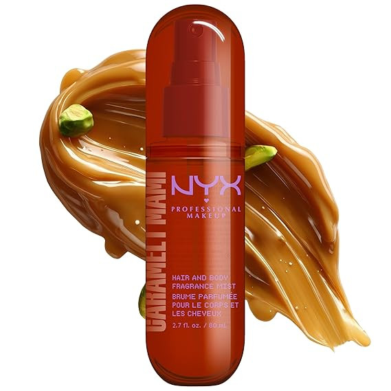 NYX PROFESSIONAL MAKEUP Fat Oil Fragrance Mist Perfume in Caramelt Mami, Caramel Scented Long Las... | Amazon (US)