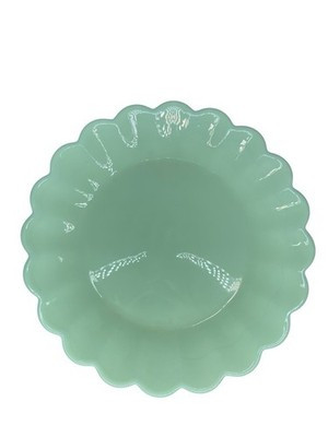 Pioneer Woman Timeless Beauty Jadeite Dinner Plate Scalloped Cottagecore | eBay US