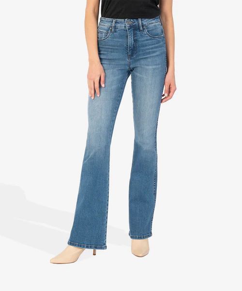 Ana High Rise Fab Ab Flare (Righteous Wash) | Kut From Kloth