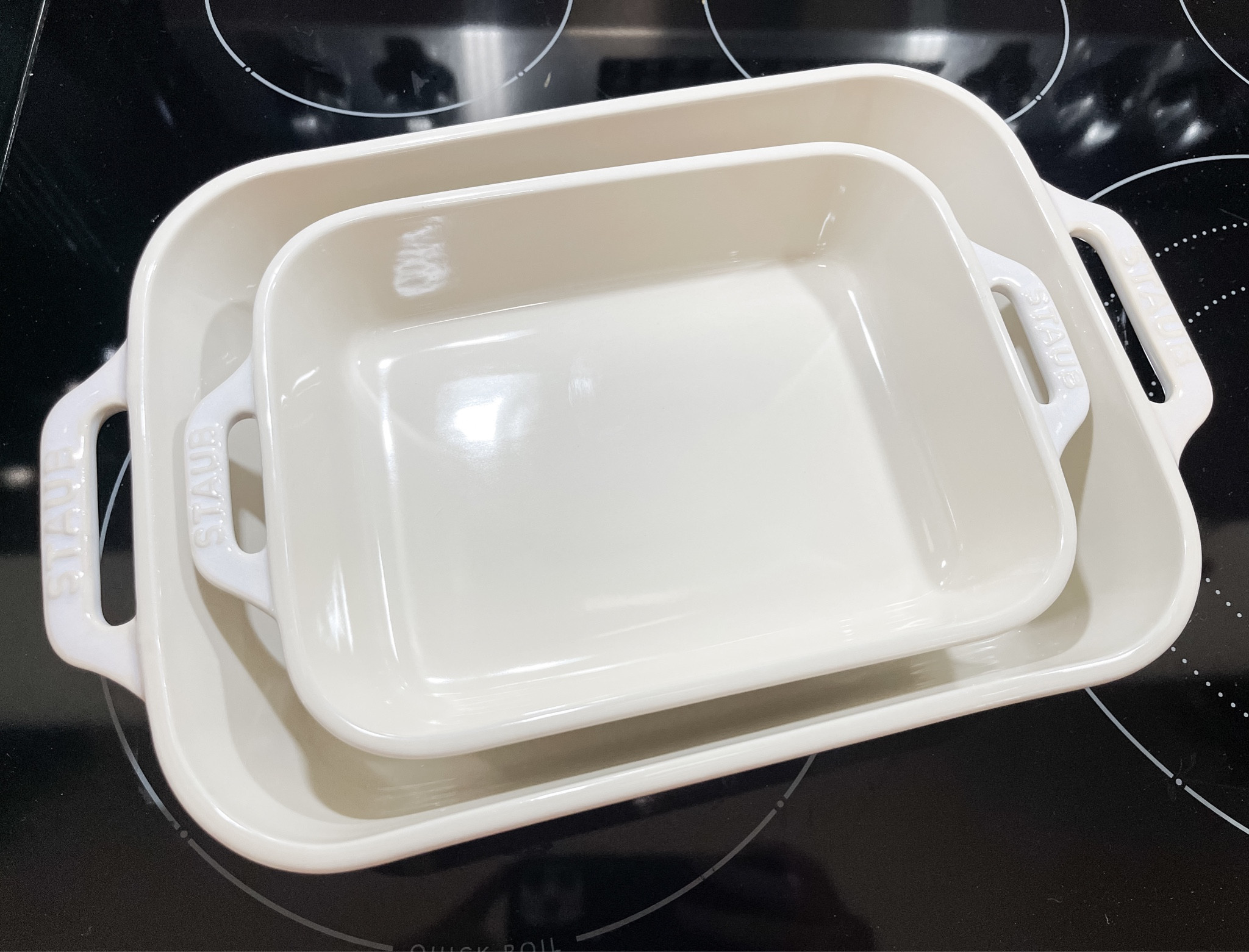Staub Stoneware Rectangular bakers are on sale at Sur La Table! These are wonderful to bake casseroles in and I love that they can withstand higher heat temperatures. Mine is the rustic bakers in “Ivory”  

#LTKsalealert #LTKMostLoved #LTKhome