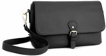 DSLR Camera Purse for Women, Stylish Genuine Leather Shoulder Camera Bag for Travel, Vintage Cros... | Amazon (US)