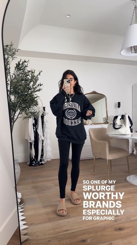 One of my splurge worthy brands for graphic sweatshirt is Anine Bing and love this one! Runs naturally oversized wearing the size XS here.
#StylinbyAylin #Aylin

#LTKVideo #LTKBeauty #LTKStyleTip
