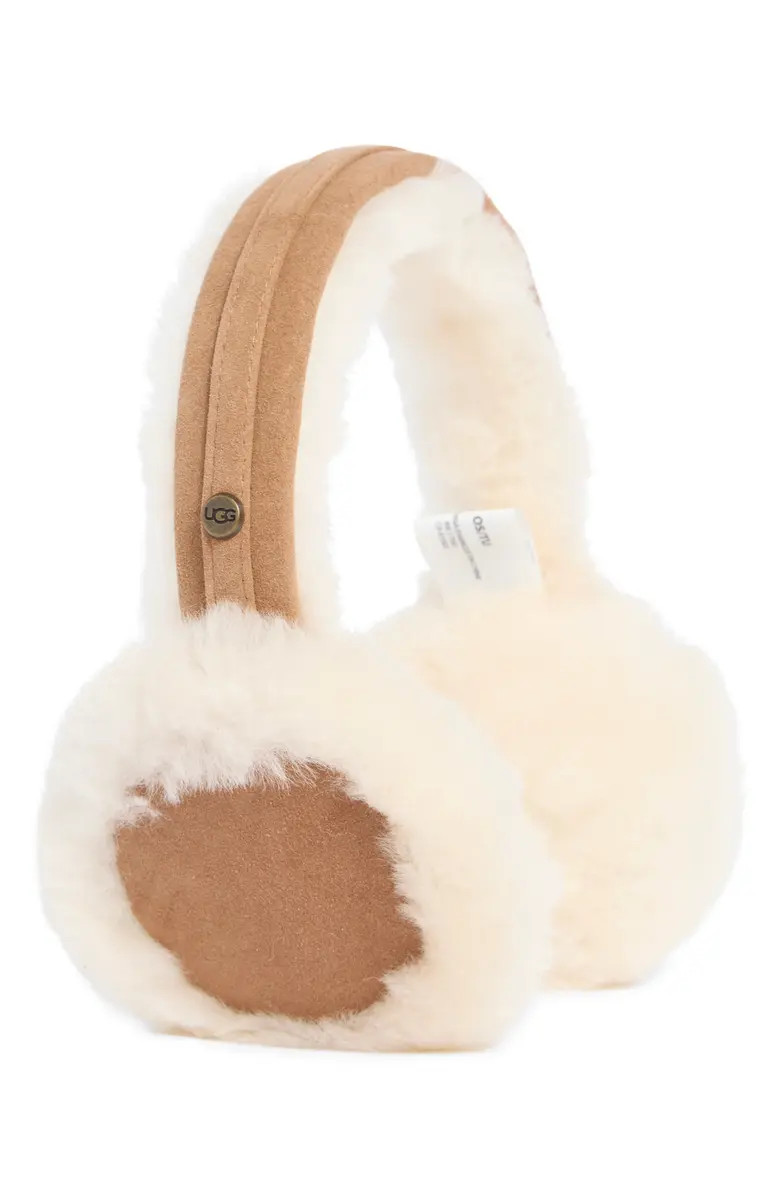 UGG Genuine Dyed Shearling Single U Ear Muffs | Nordstrom Rack