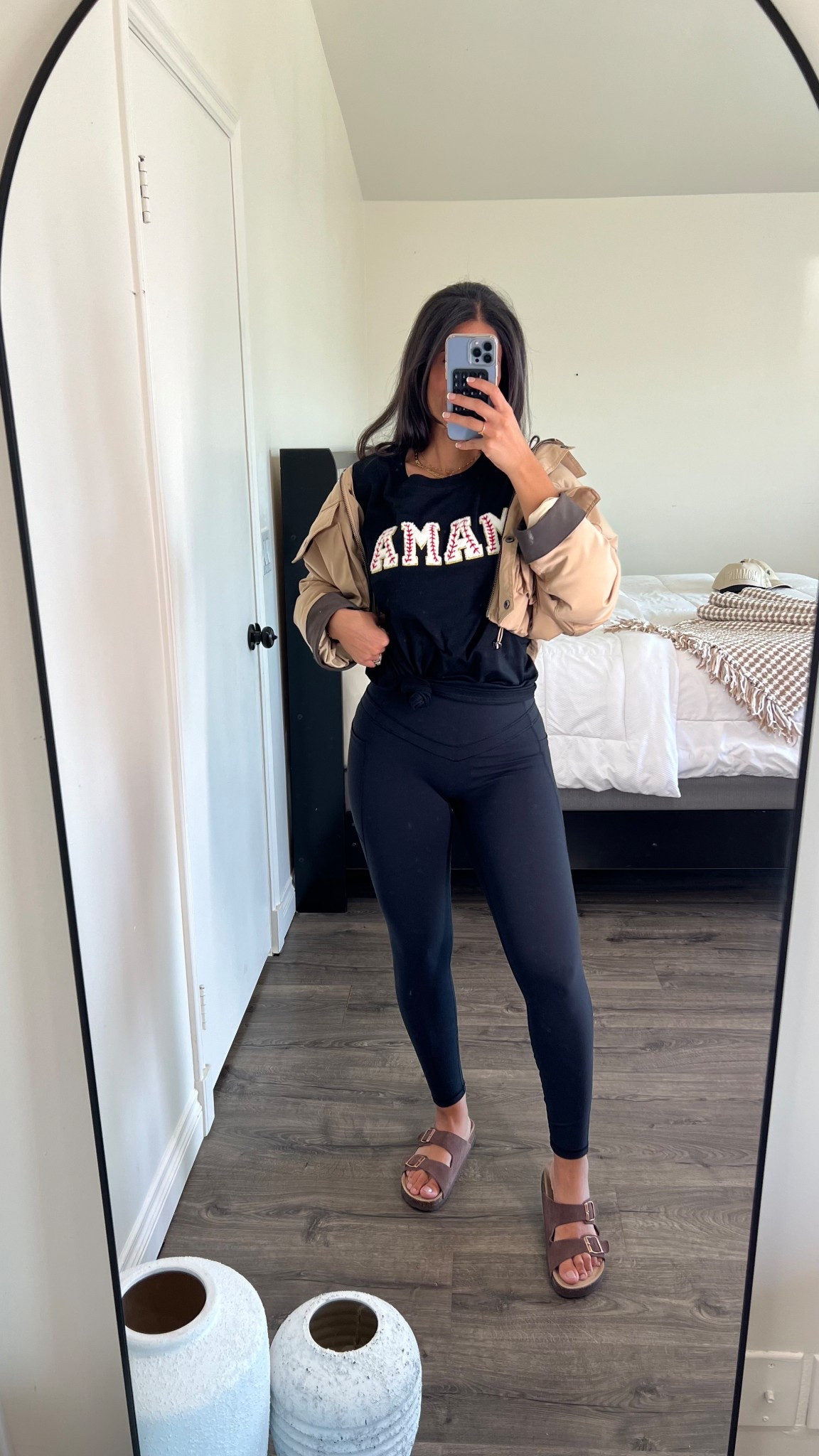 Fall sports mom wear! Medium in tee and leggings! 

#LTKActive #LTKU #LTKStyleTip