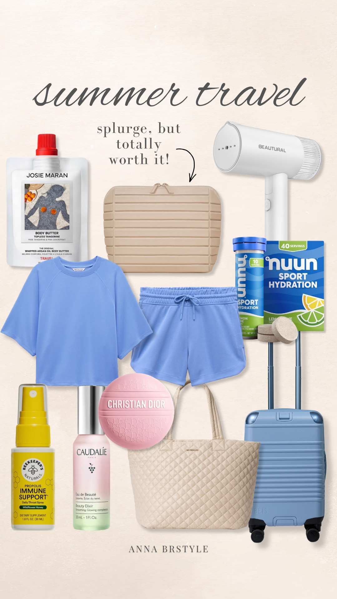 Summer travel favorites that make every trip a little easier ✈️ From comfortable travel outfits and hydration essentials to beauty products I never leave home without, these are the items that have earned a permanent spot in my suitcase. Whether you’re headed on a weekend getaway or a long vacation, these are the pieces I keep reaching for.

Travel essentials, Summer travel, Carry on favorites, Travel outfit ideas, Vacation must haves, Travel beauty products, Hydration essentials, Airport style, Packing favorites, Travel accessories, Summer vacation finds, Travel day outfit, annabrstyle

#LTKTravel #LTKOver40 #LTKgrwm