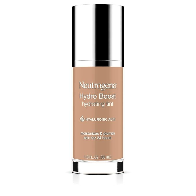 Neutrogena Hydro Boost Hydrating Tint with Hyaluronic Acid, Lightweight Water Gel Formula, Moistu... | Amazon (US)
