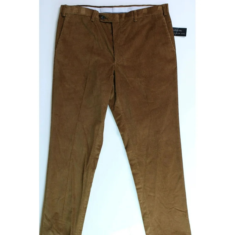 The Mens Store at Bloomingdales Stretch Corduroy Regular Fit Pants 32 Brown | Walmart (US)