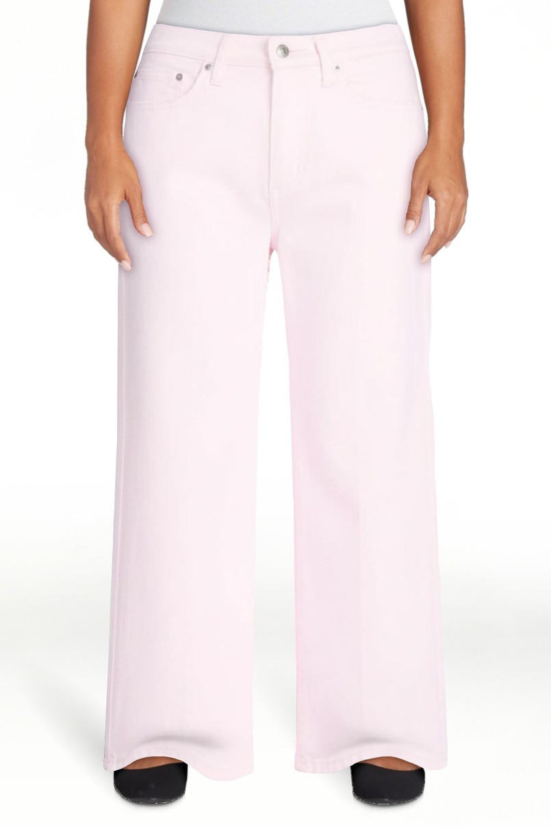 Free Assembly Women's and Women's Plus High Rise Cropped Wide Leg Jeans, Sizes 0-22W | Walmart (US)