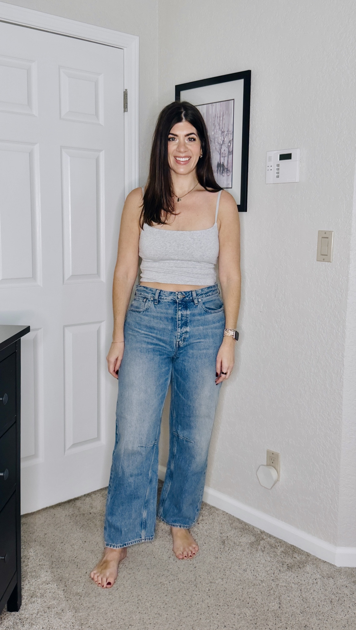 Favorite jeans of 2025
In a medium tank and 29 tall curvy barrel jeans


#LTKOver40 #LTKTall #LTKMidsize
